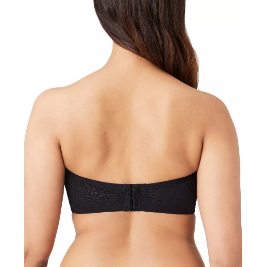  Women’s Halo Strapless Bra, Black, 40DD