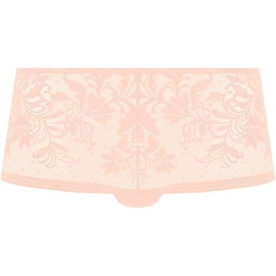  Women’s Net Effect Boy Short, Light Pink, Large