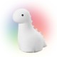  LED White Brontosaurus Multicolor Silicone Kids Night Light, 6.77