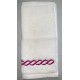 Matouk Milagro Classic Chain Basic WashCloth, Magenta, 12x12