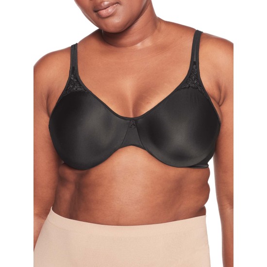  Passion for Comfort Seamless Underwire Minimizer Bra 3385, Black, 36D