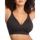  Womens Comfort Revolution Seamless Wire-Free Bra Style-DF3380, Black, Large