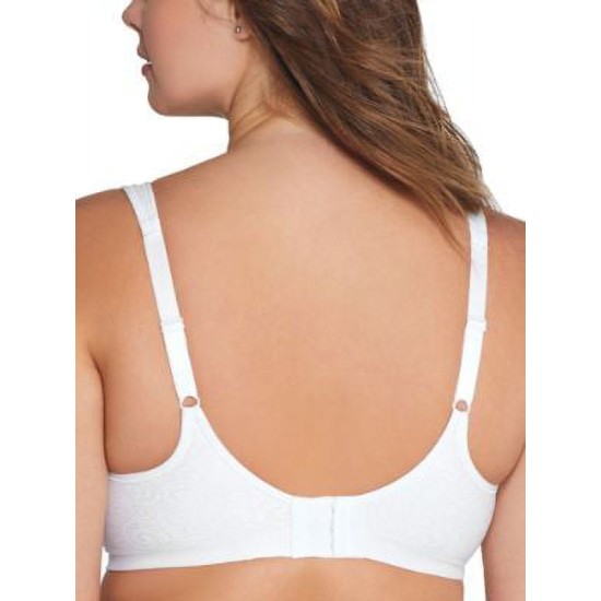  Womens Comfort Revolution Shaping Wireless Smoothing 3463 Bra, White, 36C