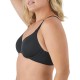  Womens DF4481 Sleek Support Smoothing Underwire T-Shirt Bra (Black 40C)