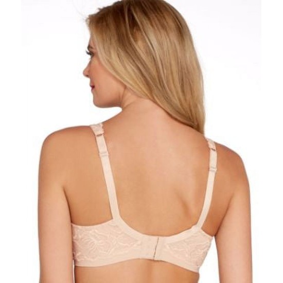  Women’s Lace Desire 2-Ply Underwire Comfort Bra 6543, Champagne, 40DD