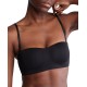  Women’s Form to Body Lightly Lined Bandeau Bra QF7783, Black, Medium