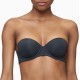  Women’s Naked Glamour Strapless Push-Up Bra, Black, 38C