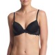  Women’s Seductive Comfort with Lace Demi Bra, Black, 30D