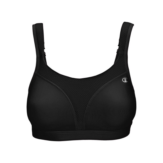  1602 Spot Comfort Full-Support Sports Bra, Black, 36D