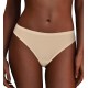  Women’s Soft Stretch One Size Seamless Thong, Ultra Nude