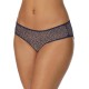  Women’s Modern Lace Trim Hipster DK5014, Navy, Medium