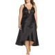  Women’s Plus Size Stella Gown, Black, 2X