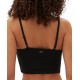  Body Women’s Logo Comfort Cropped Bralette GPW01042, Black, Small