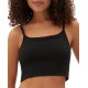  Body Women’s Logo Comfort Cropped Bralette GPW01042, Black, Small