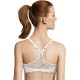  One Fab Fit Lace T-Back Shaping Underwire Front Close Bra 7112, White, 34C