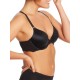  One Fab Fit Lace T-Back Shaping Underwire Front Close Bra 7112, Black, 38D