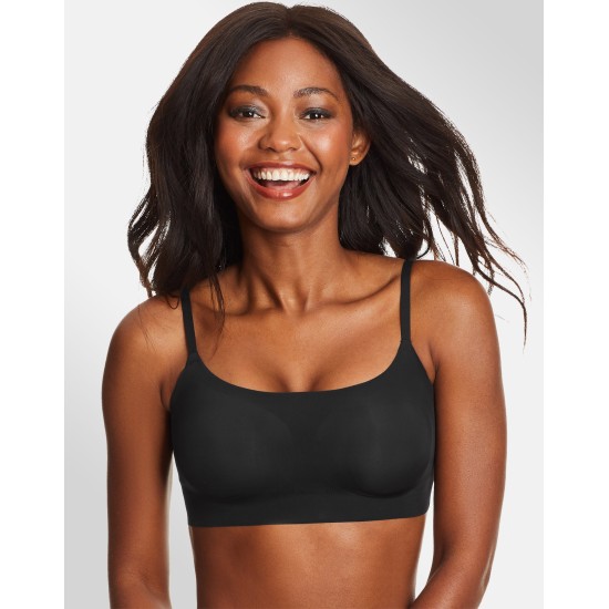  Pure Comfort Pullover Wireless Bralette DM7676, Black, Large