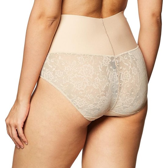  Tame Your Tummy Firm Control Brief DM0051, Nude, 2X-Large