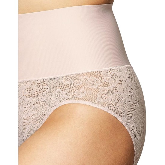  Tame Your Tummy Firm Control Brief DM0051, Pink Pirouette, 2X-Large