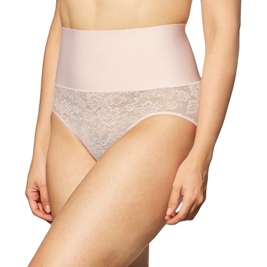  Tame Your Tummy Firm Control Brief DM0051, Pink Pirouette, 2X-Large