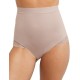  Women’s Eco Lace Firm Control Shaping, Moisture-Wicking, Mid-Brief Shapewear, Blush, XX-Large