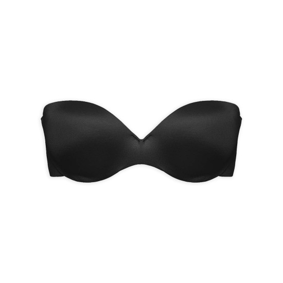  Womens Strapless Shaping with Lift Underwire Bra 9417, Black, 34A