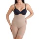  Women’s Extra Firm Tummy-Control Sheer Trim Thigh Slimmer 2789, Stucco, Small