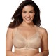  18 Hour Posture Boost Front Close Wireless Bra USE525, Nude 36B