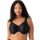  Basic Beauty Seamless Underwire Bra,  Black, 38DDD