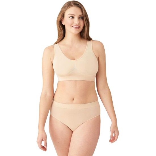  L35451 Women’s Naturally Nude B Smooth Seamless Bralette, Nude, 38