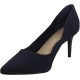  Womens Jeules Leather Pointed Toe Classic Pumps, Navy, 8.5M