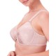  Minimizer Satin Tracings Comfort Strap Underwire Bra 3562, Rose, 42C