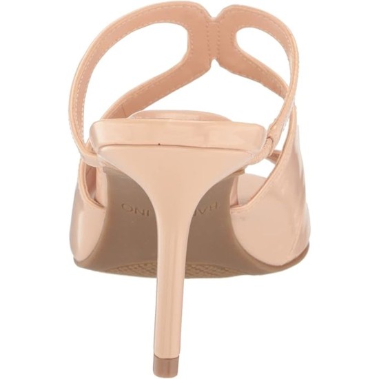  Women’s Mizelle Heeled Sandal, Nude, 7