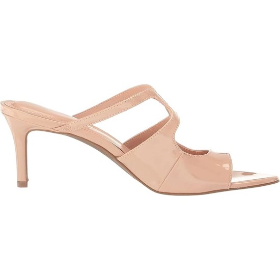  Women’s Mizelle Heeled Sandal, Nude, 7