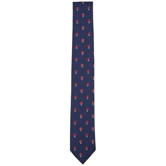  Men’s Bolivar Mushroom Tie, Navy