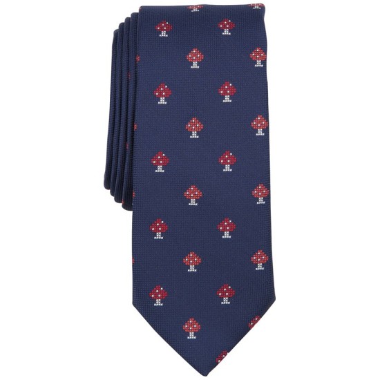  Men’s Bolivar Mushroom Tie, Navy