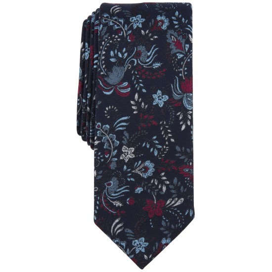  Men’s Tobago Botanical Tie, Navy