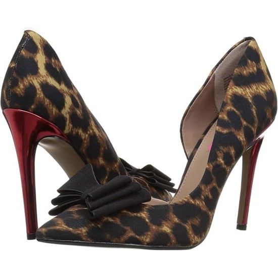  Women’s Prince-P Pump, Leopard, 7