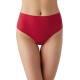 B.tempt’d by Wacoal Women’s b.Bare Hi Waist Thong, Haute Red, X-Large