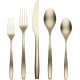  Averie Champagne Satin 20-Piece Flatware Set, Service for 4