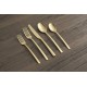  Beacon Gold Satin 45-Piece Flatware Set, Service for 8