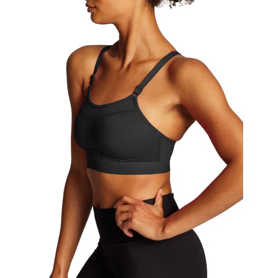  The Show-Off Wireless High Impact Sports Bra 1666, Black, Small