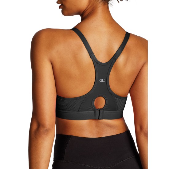  The Show-Off Wireless High Impact Sports Bra 1666, Black, Small