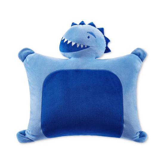  Kids Snuggle Squad Decorative Pillow, 12.5″ x 18″, Dino