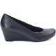  Women’s Flores Tulip Wedge Pump,Black,7.5 W US