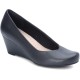  Women’s Flores Tulip Wedge Pump,Black,,6 M US