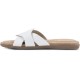  Women’s Fortunate Slide Sandal, White, 8.5