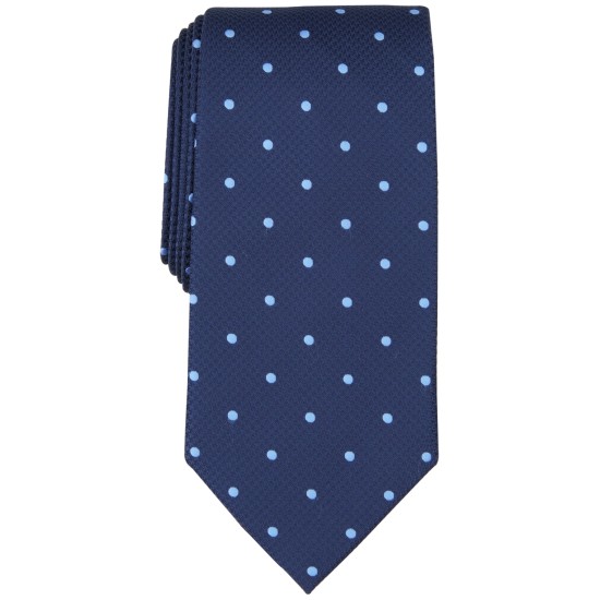  Men’s Delevan Dot Tie, Blue