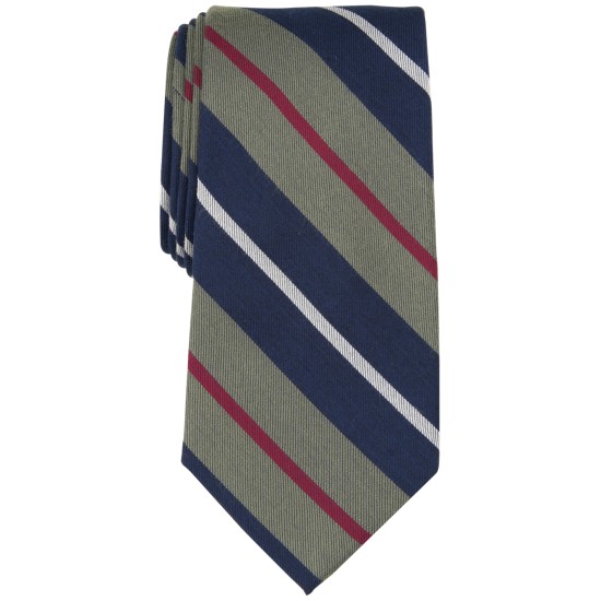  Men’s Loretto Stripe Tie, Hunter