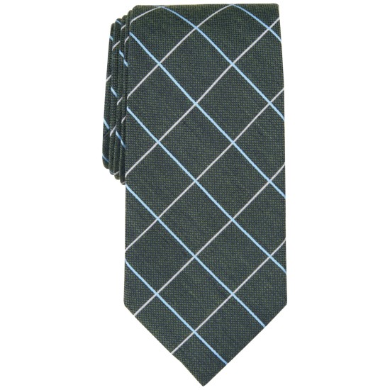  Men’s Preston Grid Tie, Algae